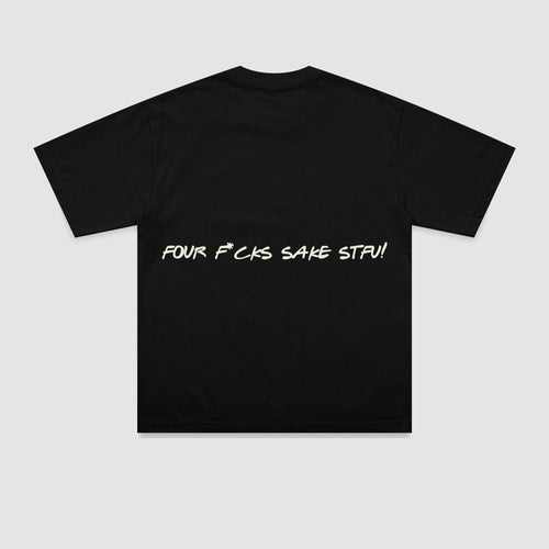 Boxy Crop Tee - Black