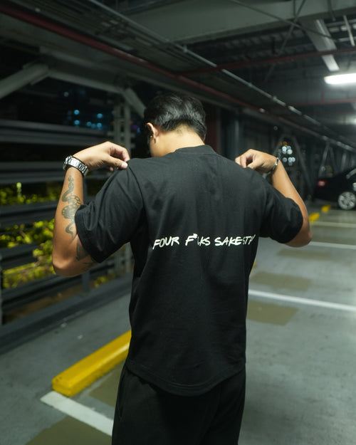 Boxy Crop Tee - Black
